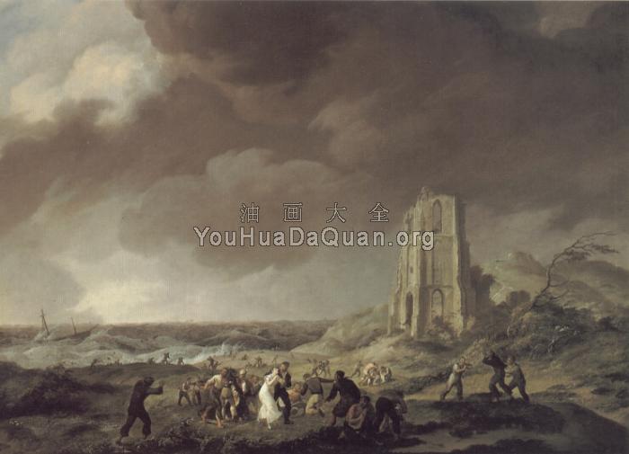 The Shipwreck - 约翰内斯·赫曼努斯·库库克